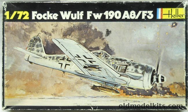 Heller 1/72 Focke-Wulf Fw-190 A8/F3, 235 plastic model kit